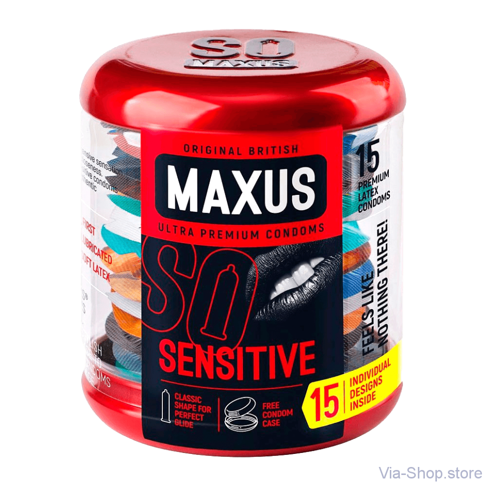 Презервативы Maxus ультратонкие в железном кейсе №15